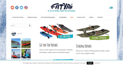Desktop Screenshot of fatyak-kayaks.co.uk