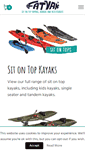 Mobile Screenshot of fatyak-kayaks.co.uk