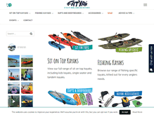 Tablet Screenshot of fatyak-kayaks.co.uk
